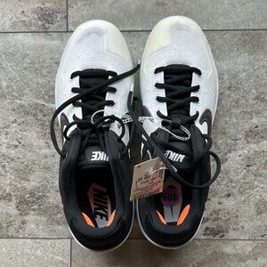 Nike Air Black and White Cleats